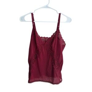 Vintage Power Model  Lace Tank Top  lingerie Size 36 Sexy Red